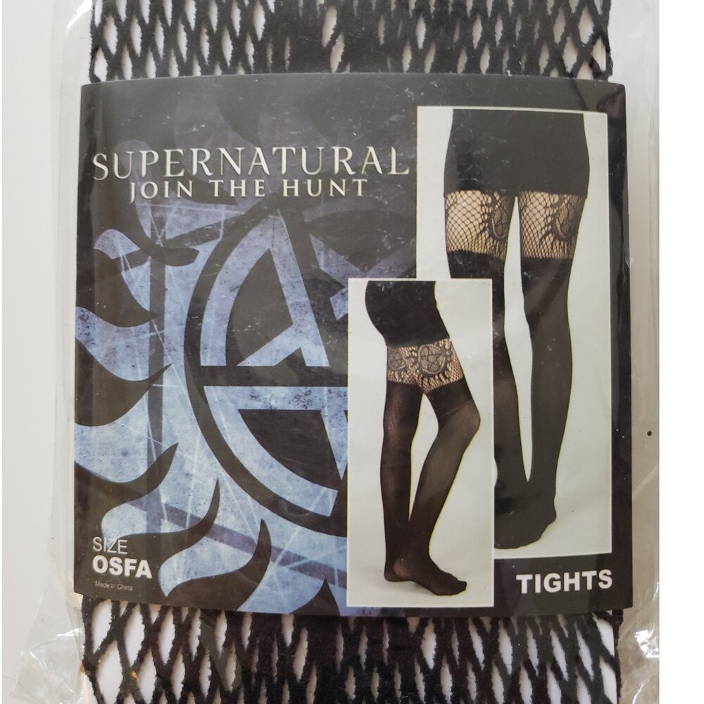 Black Fishnet Tights Pantyhose One Size